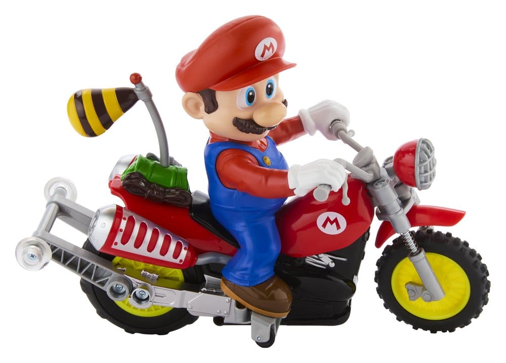 The Super Mario Galaxy Movie Hot Wheels RC Vehicle Mario Wheelie Motocross Mattel