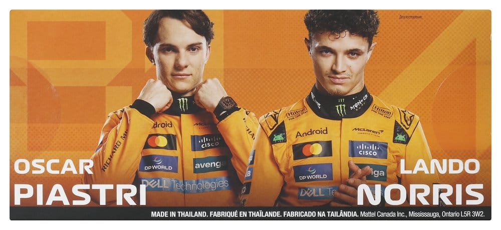Formula 1 Hot Wheels Premium Die Cast Vehicle 2 Pack 1 64 Team McLaren Mattel