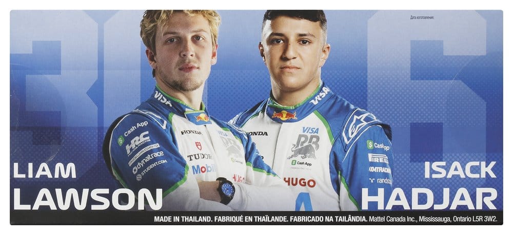 Formula 1 Hot Wheels Premium Die Cast Vehicle 2 Pack 1 64 Team Visa Cash App Racing Bulls Mattel