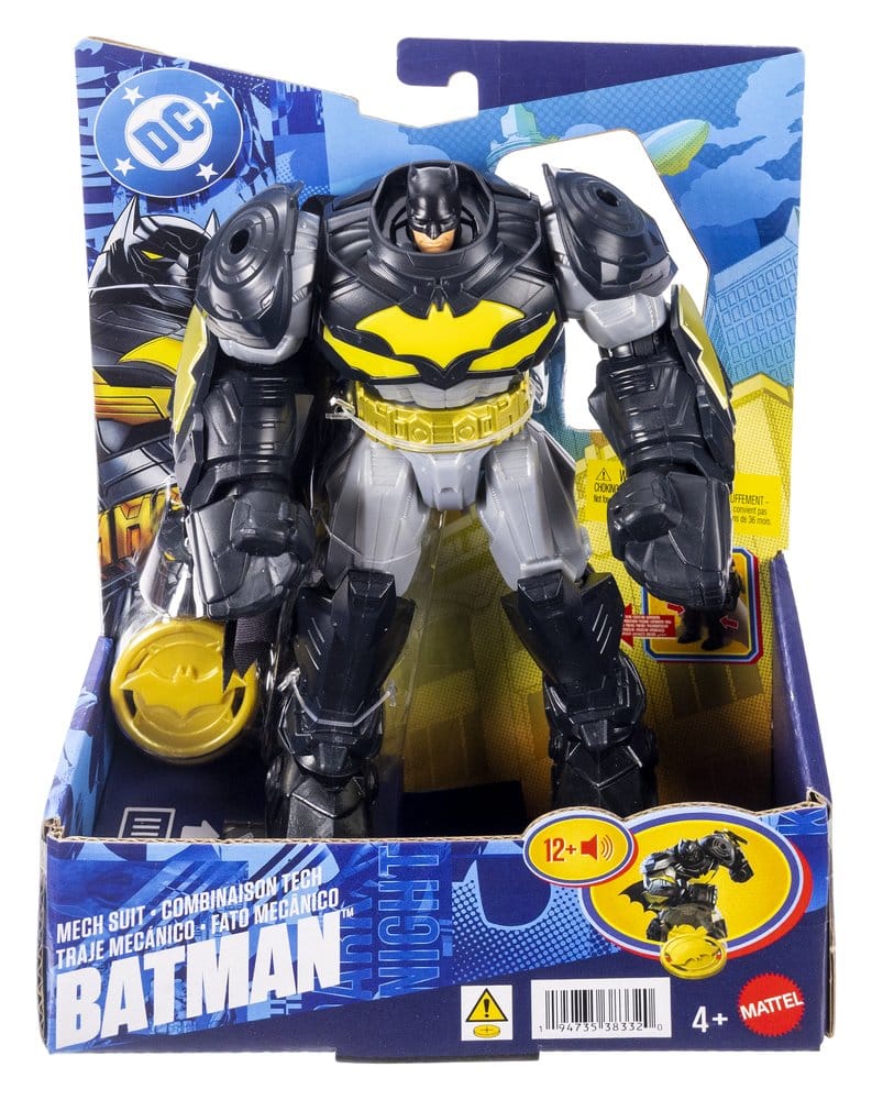 DC Premier Action Figure with Sound & Light Mecha Suit Batman Mattel