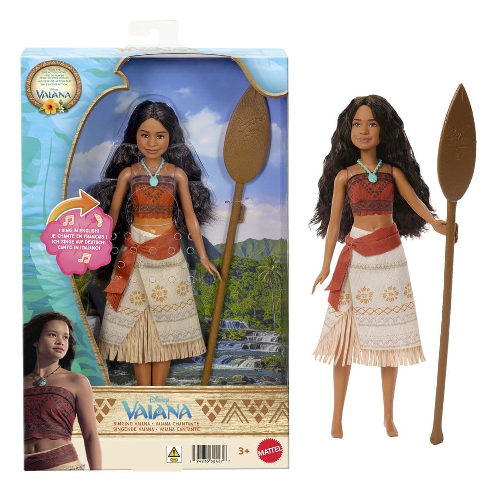 Moana 2026 Movie Singing Doll Moana Mattel