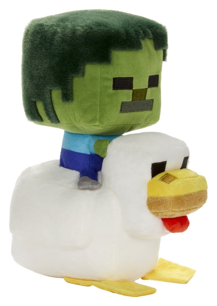 Minecraft Deluxe Plush Figure Chicken Jockey Mattel