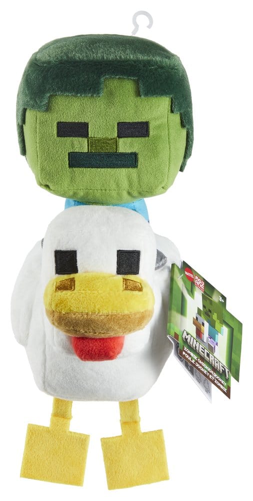 Minecraft Deluxe Plush Figure Chicken Jockey Mattel