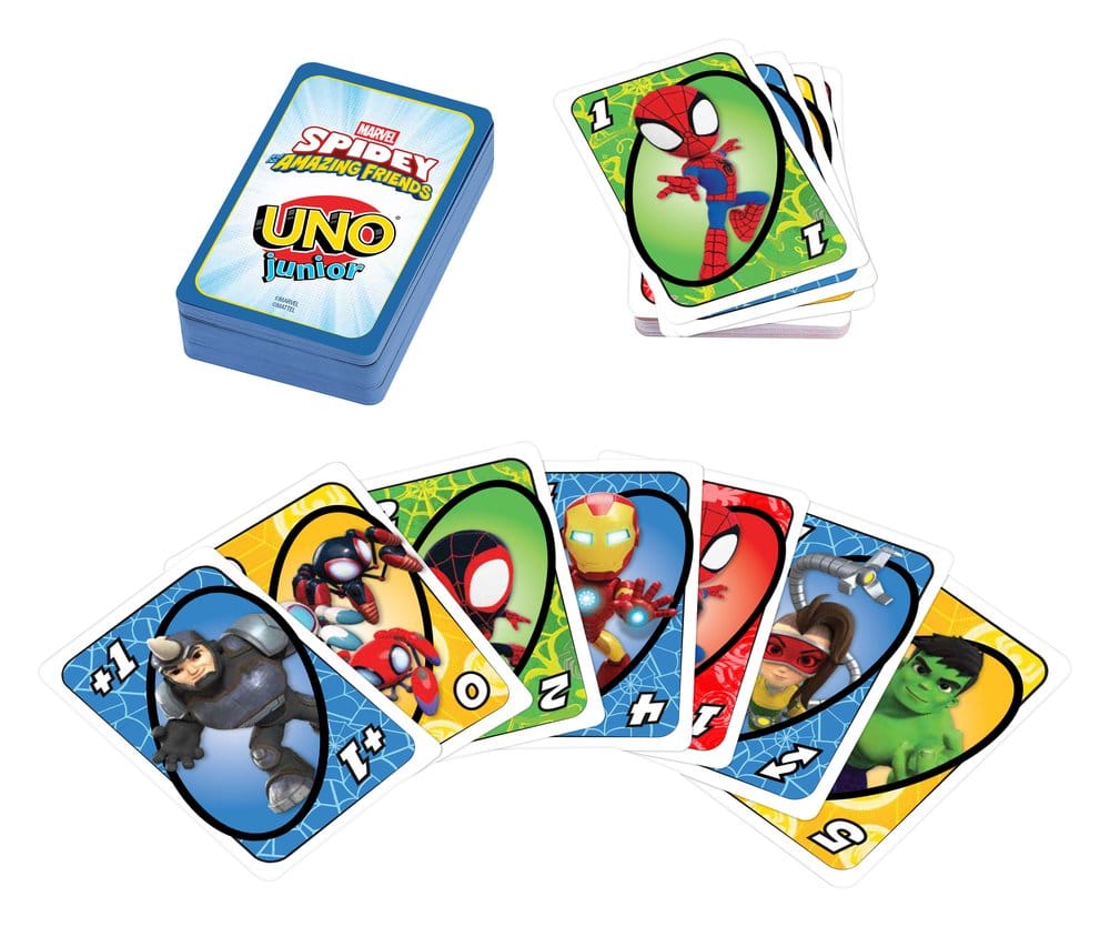 Spidey & His Amazing Friends UNO Junior Card Game Mattel