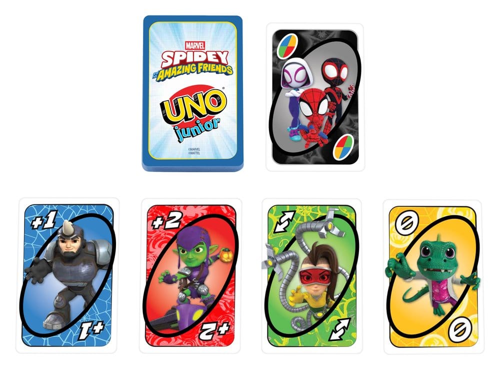 Spidey & His Amazing Friends UNO Junior Card Game Mattel