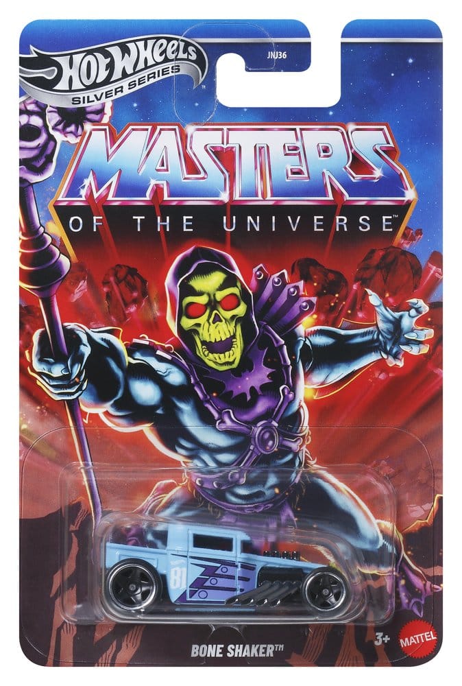 Masters of the Universe Silver Series Die Cast Vehicle 1/64 Bone Shaker Mattel