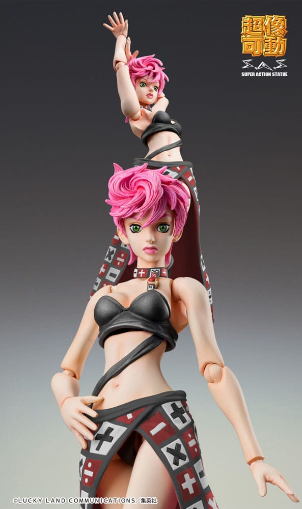JoJo's Bizarre Adventure Part 5 Super Action Action Figure Chozokado Trish Una Black Ver. Medicos Entertainment