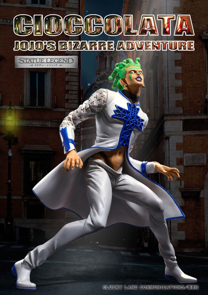 JoJo's Bizarre Adventure Part 5 Golden Wind Statue Legend Cioccolata Medicos Entertainment