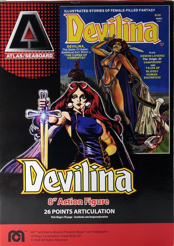 Atlas Comics Action Figure Devilina MEGO