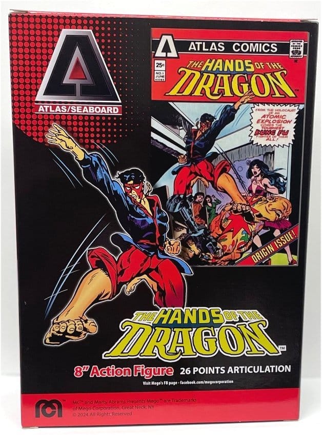 Atlas Comics Action Figure Hand of the Dragon MEGO