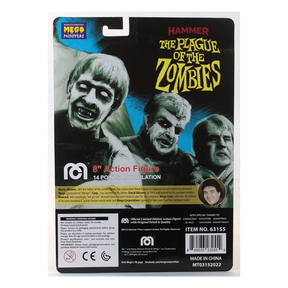 Hammer Films Action Figure The Plague of the Zombies MEGO