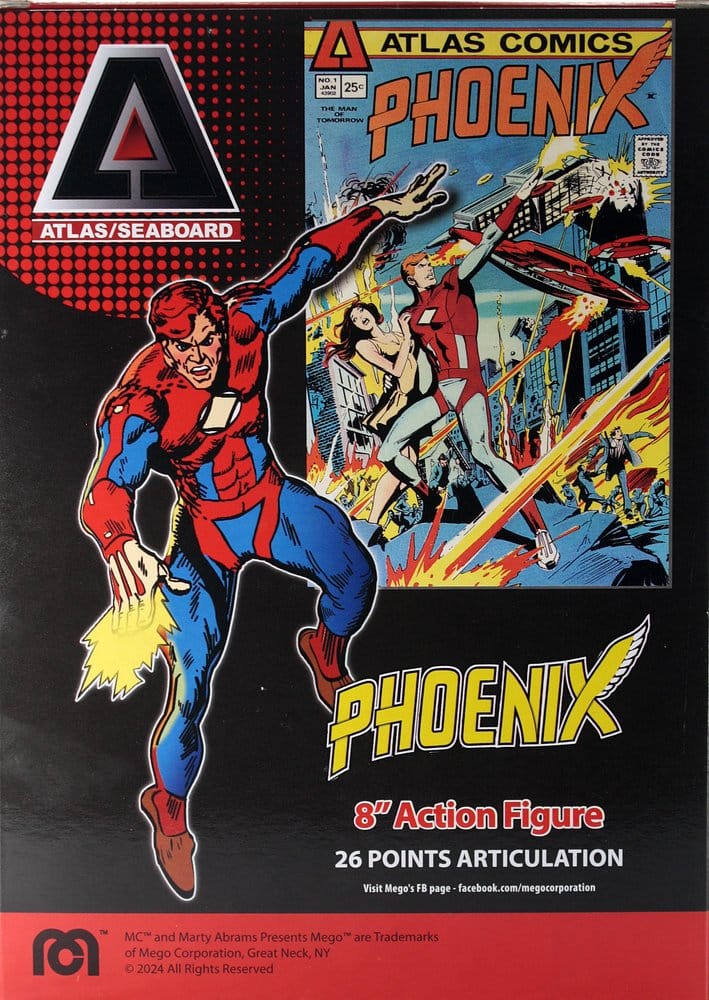 Atlas Comics Action Figure Phoenix MEGO