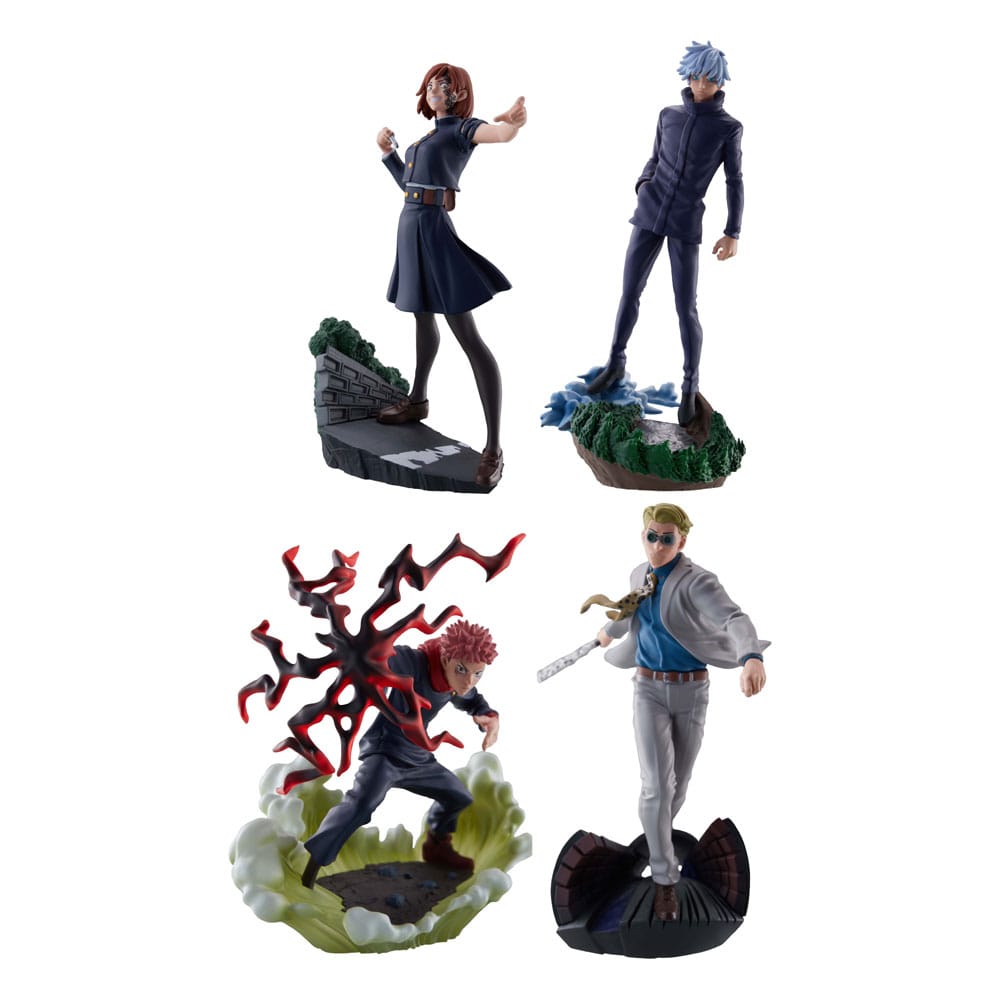 Jujutsu Kaisen Petitrama Series Trading Figure 3 Set Jujutsu Kaisen Series Vol.2 Setn Megahouse
