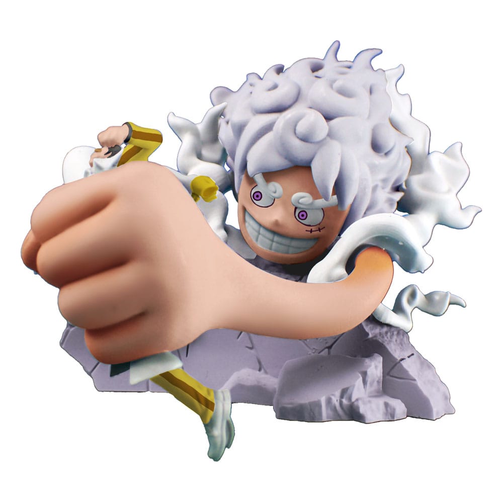 One Piece Petitrama PVC Mini Statue Logbox Re Birth Egghead Set Megahouse