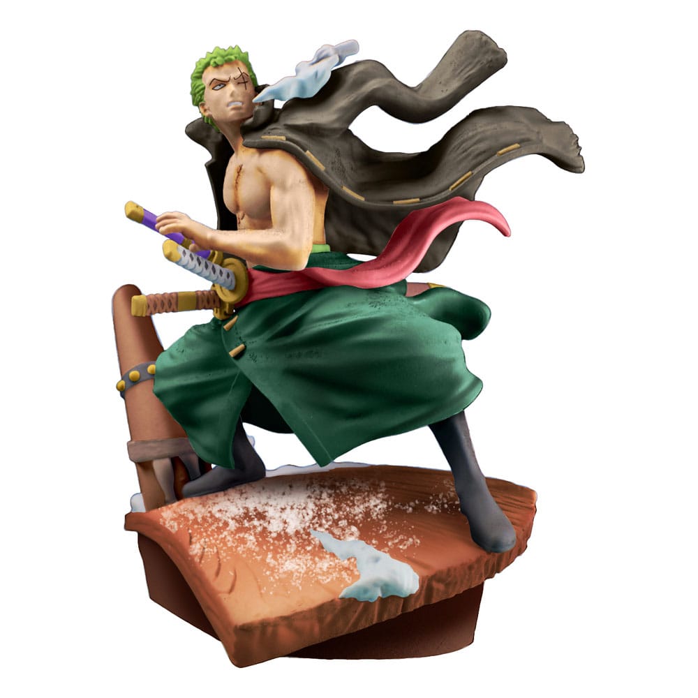 One Piece Petitrama PVC Mini Statue Logbox Re Birth Egghead Set Megahouse
