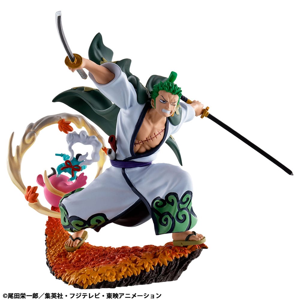 One Piece Petitrama PVC Mini Statue Logbox Re Birth Wano Kuni Vol. 1 Set Megahouse