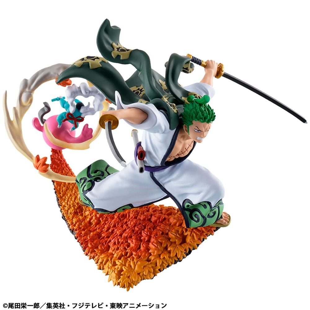 One Piece Petitrama PVC Mini Statue Logbox Re Birth Wano Kuni Vol. 1 Set Megahouse