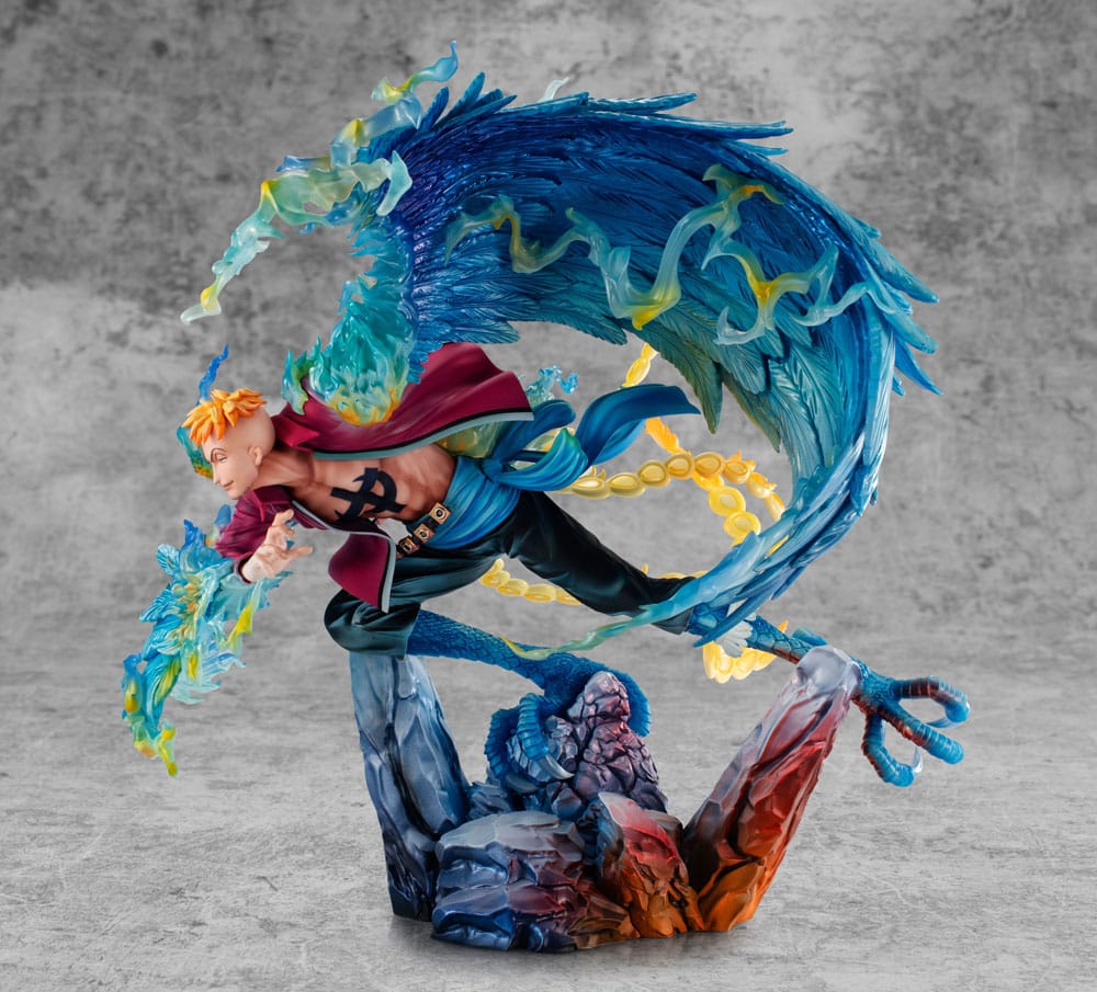 One Piece P.O.P MAS Maximum Marco the Phoenix Leader of 1st group of Whitebeard Pirates Megahouse