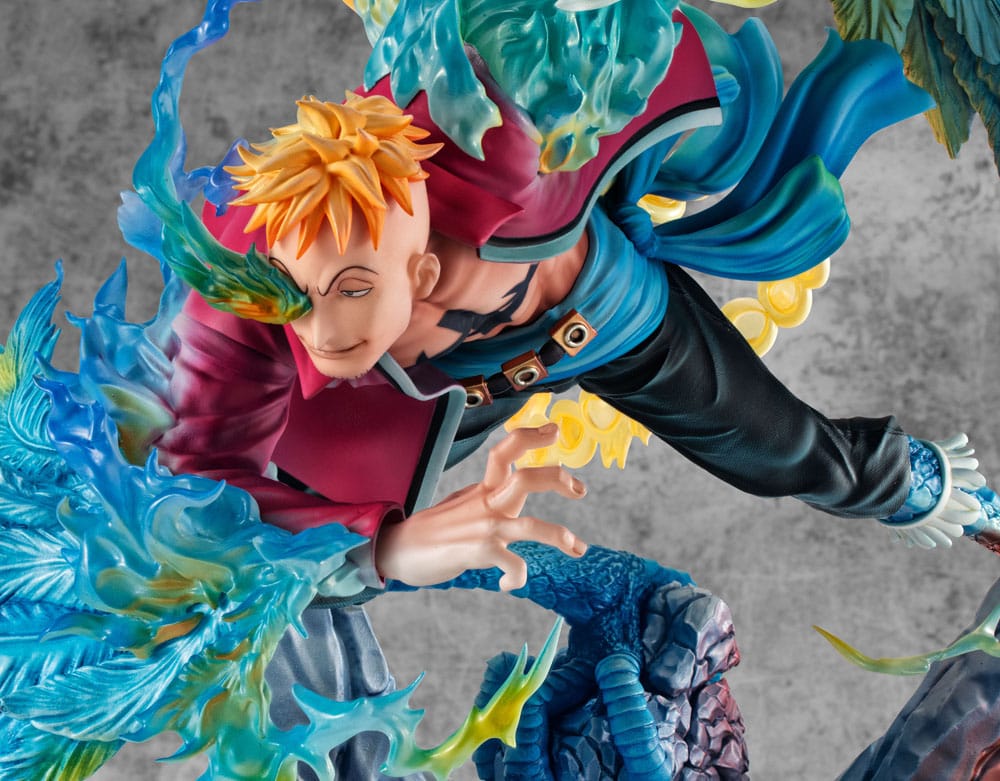 One Piece P.O.P MAS Maximum Marco the Phoenix Leader of 1st group of Whitebeard Pirates Megahouse