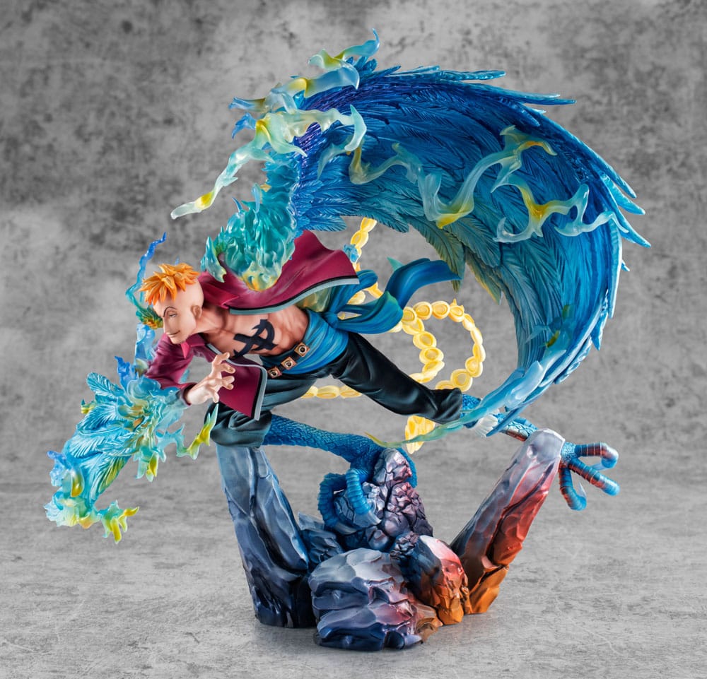 One Piece P.O.P MAS Maximum Marco the Phoenix Leader of 1st group of Whitebeard Pirates Megahouse