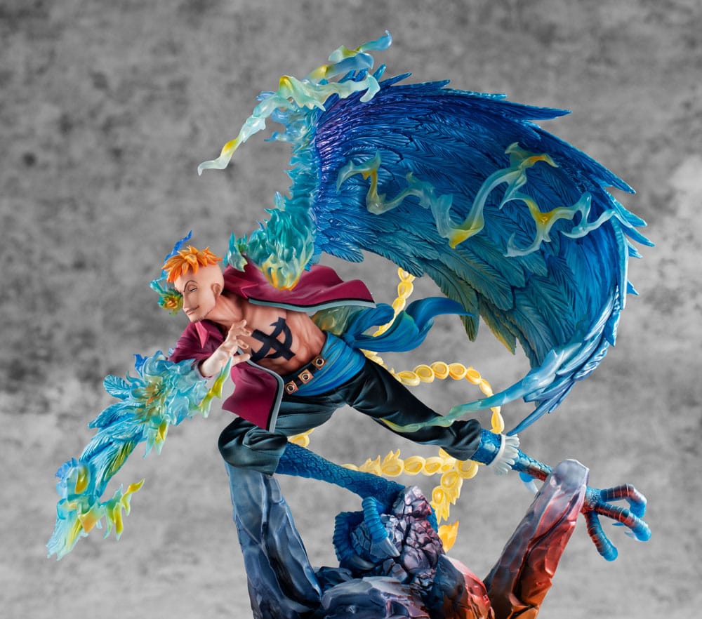 One Piece P.O.P MAS Maximum Marco the Phoenix Leader of 1st group of Whitebeard Pirates Megahouse