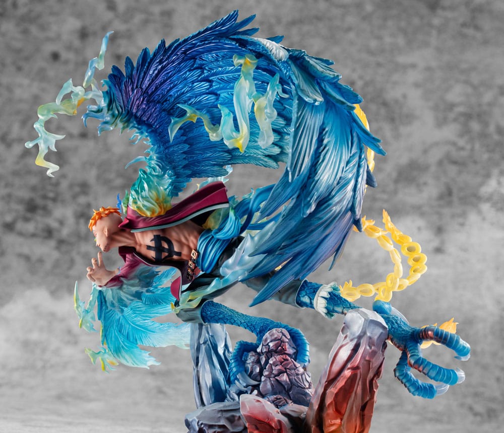 One Piece P.O.P MAS Maximum Marco the Phoenix Leader of 1st group of Whitebeard Pirates Megahouse