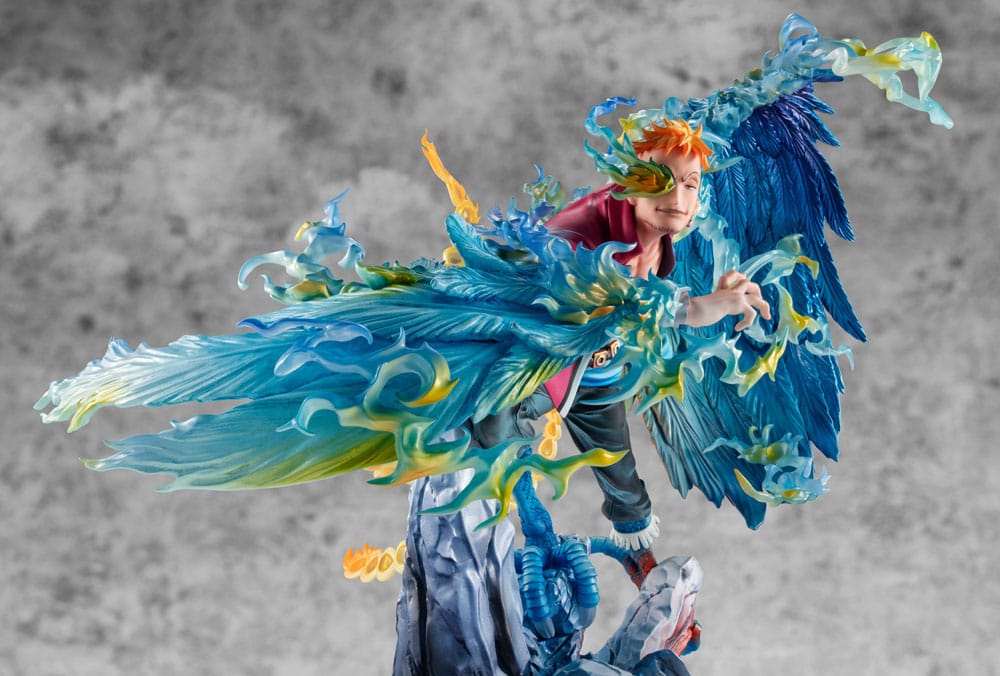 One Piece P.O.P MAS Maximum Marco the Phoenix Leader of 1st group of Whitebeard Pirates Megahouse