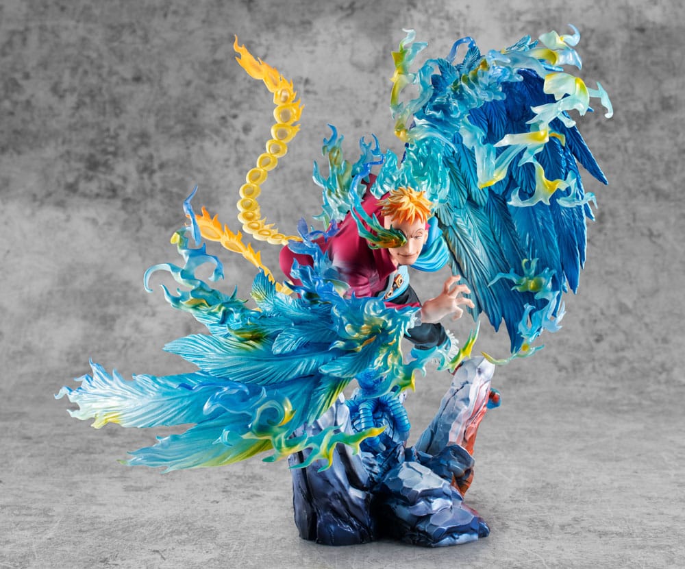 One Piece P.O.P MAS Maximum Marco the Phoenix Leader of 1st group of Whitebeard Pirates Megahouse