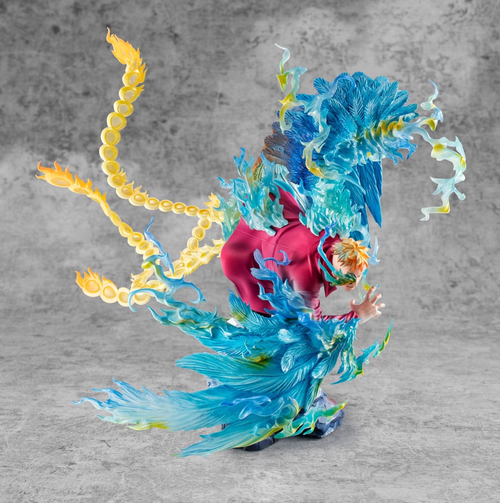 One Piece P.O.P MAS Maximum Marco the Phoenix Leader of 1st group of Whitebeard Pirates Megahouse
