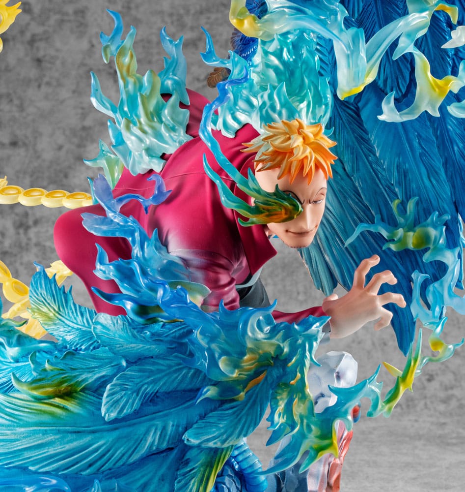 One Piece P.O.P MAS Maximum Marco the Phoenix Leader of 1st group of Whitebeard Pirates Megahouse
