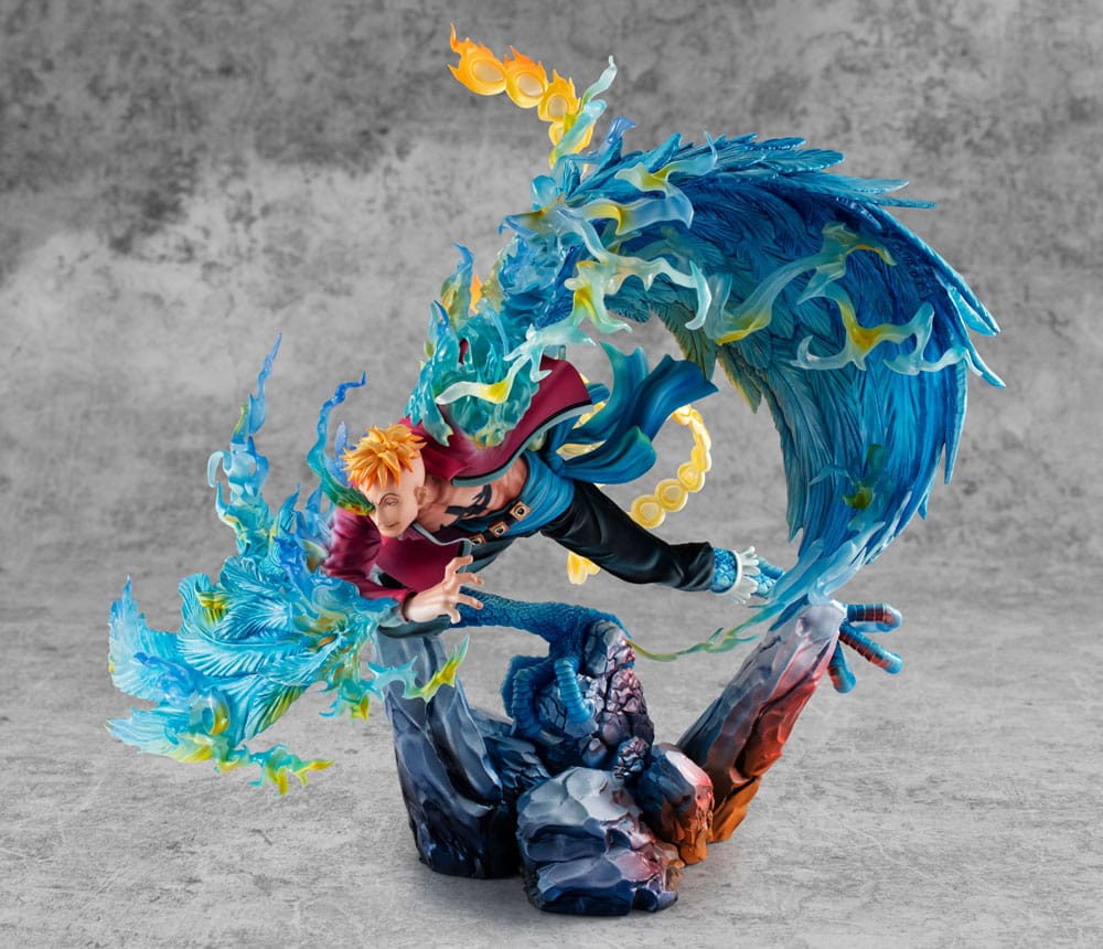 One Piece P.O.P MAS Maximum Marco the Phoenix Leader of 1st group of Whitebeard Pirates Megahouse