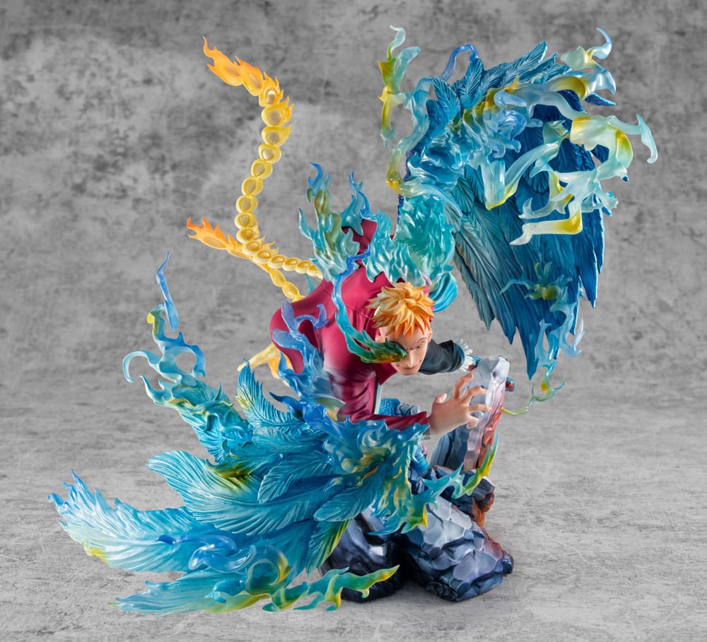 One Piece P.O.P MAS Maximum Marco the Phoenix Leader of 1st group of Whitebeard Pirates Megahouse
