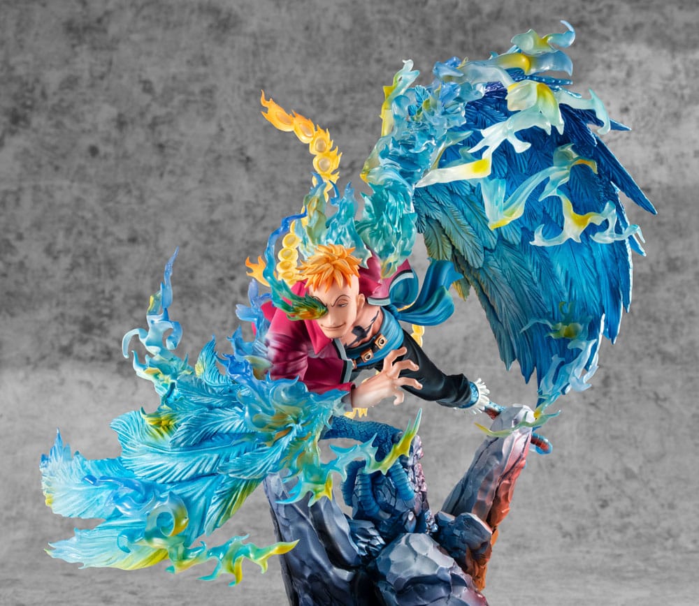 One Piece P.O.P MAS Maximum Marco the Phoenix Leader of 1st group of Whitebeard Pirates Megahouse