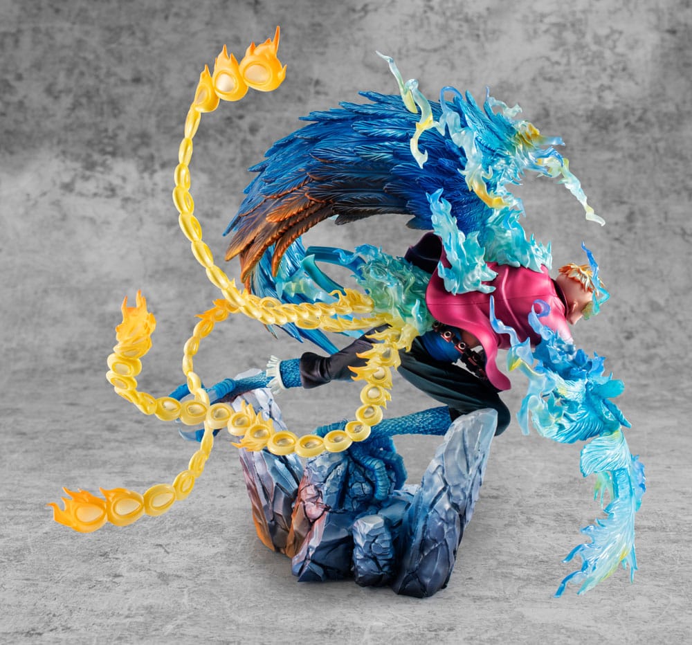 One Piece P.O.P MAS Maximum Marco the Phoenix Leader of 1st group of Whitebeard Pirates Megahouse