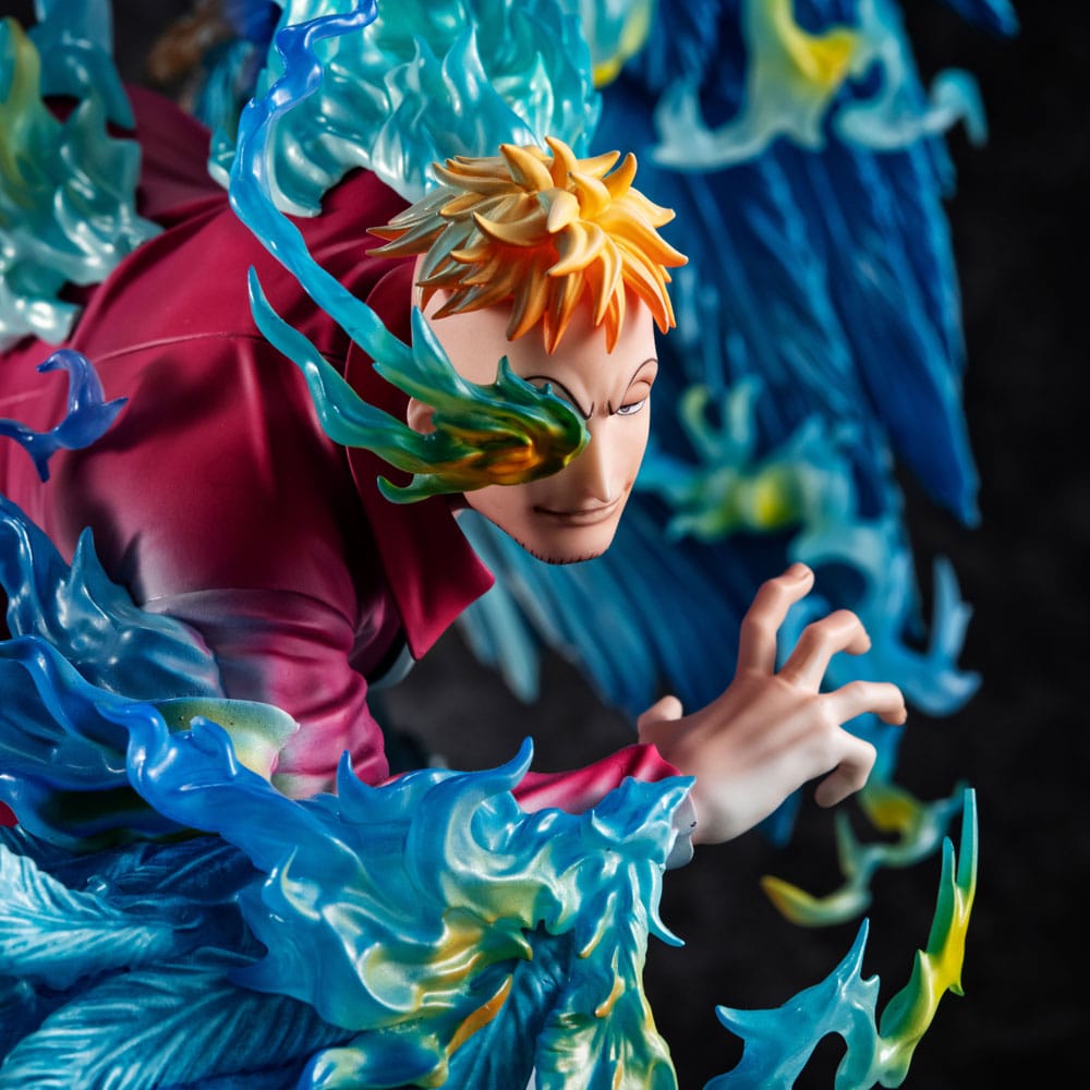 One Piece P.O.P MAS Maximum Marco the Phoenix Leader of 1st group of Whitebeard Pirates Megahouse