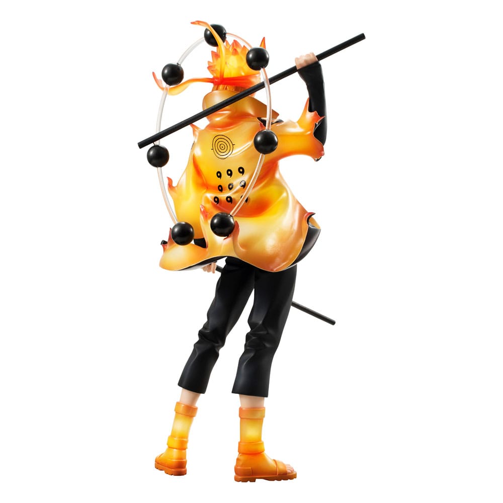 Naruto Shippuden G.E.M. Series Naruto Uzumaki Six Paths Sage Mode 15th Anniversary Ver. Megahouse