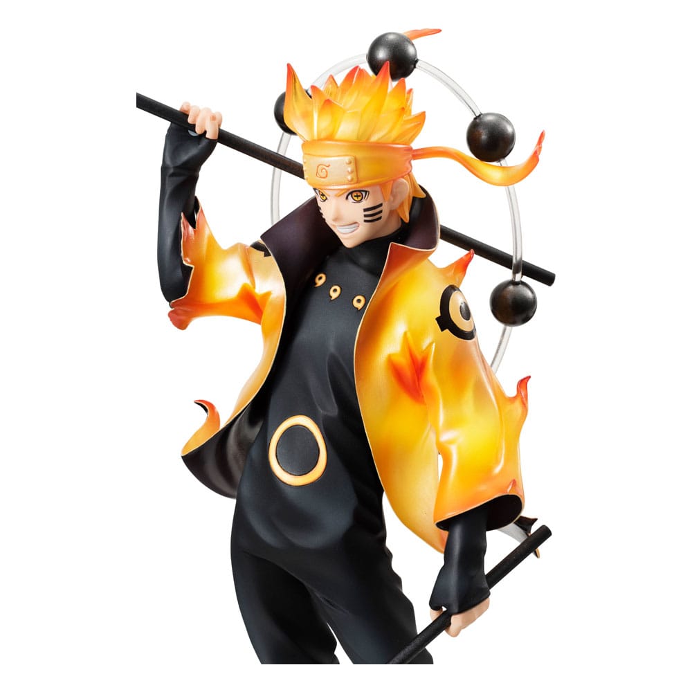 Naruto Shippuden G.E.M. Series Naruto Uzumaki Six Paths Sage Mode 15th Anniversary Ver. Megahouse