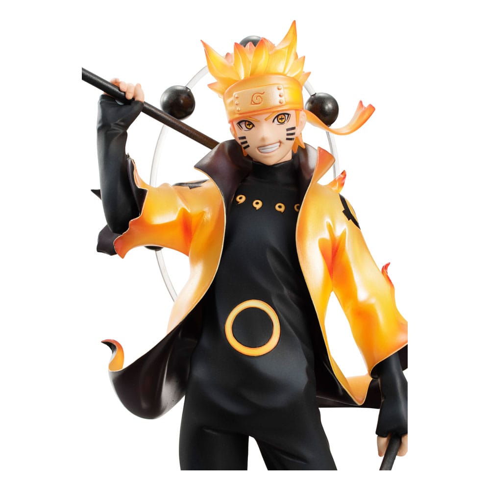 Naruto Shippuden G.E.M. Series Naruto Uzumaki Six Paths Sage Mode 15th Anniversary Ver. Megahouse