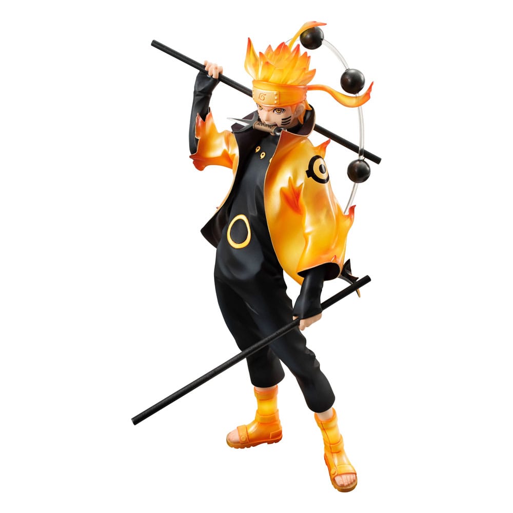 Naruto Shippuden G.E.M. Series Naruto Uzumaki Six Paths Sage Mode 15th Anniversary Ver. Megahouse