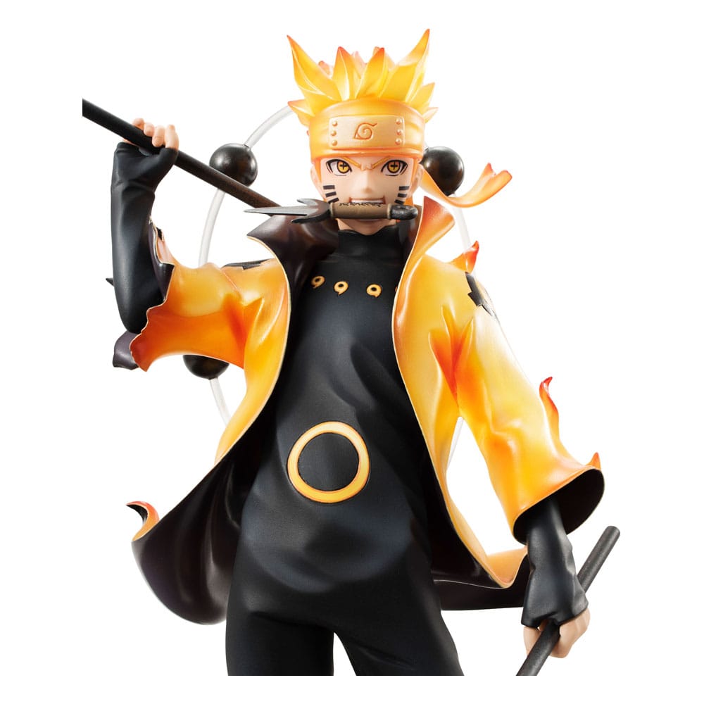 Naruto Shippuden G.E.M. Series Naruto Uzumaki Six Paths Sage Mode 15th Anniversary Ver. Megahouse
