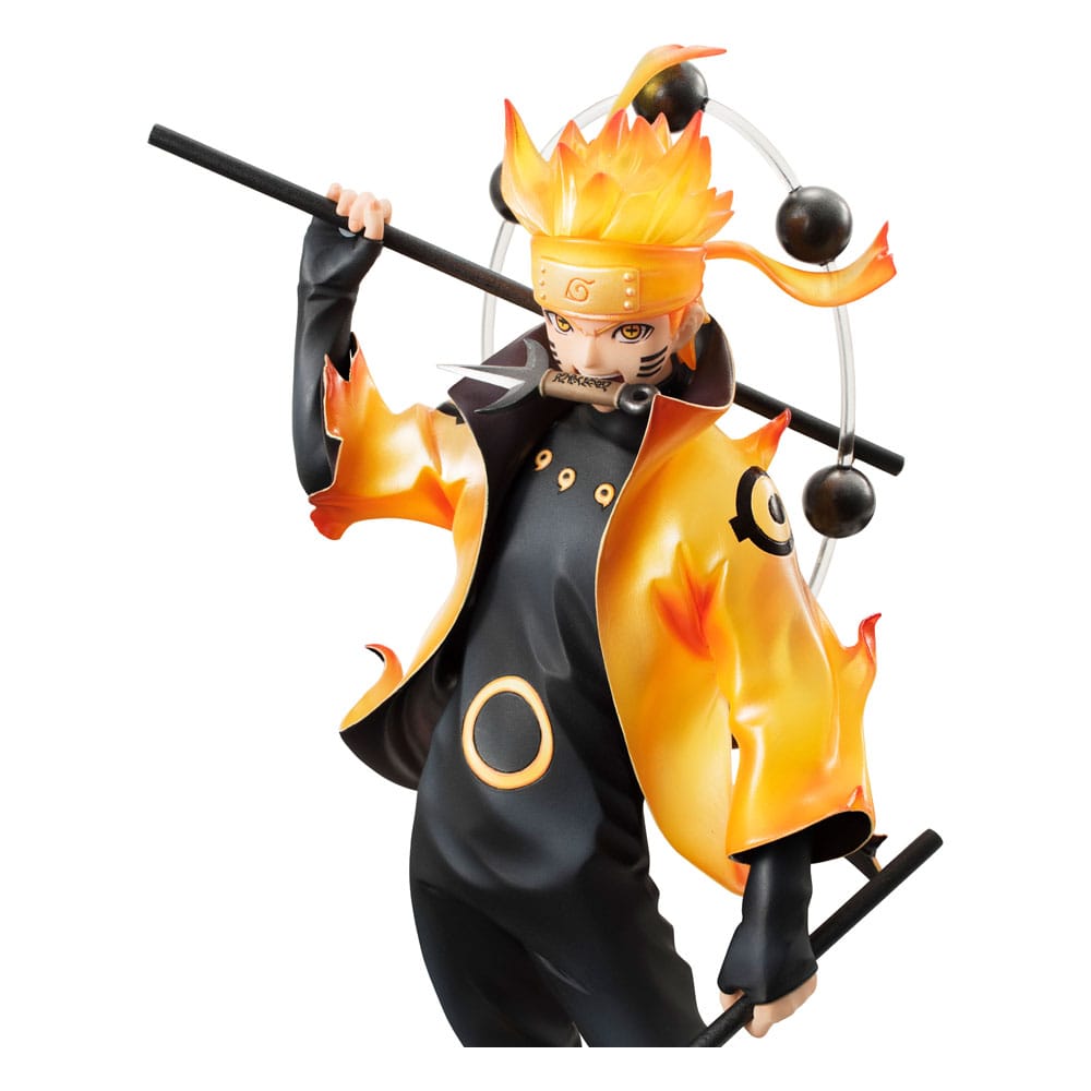 Naruto Shippuden G.E.M. Series Naruto Uzumaki Six Paths Sage Mode 15th Anniversary Ver. Megahouse