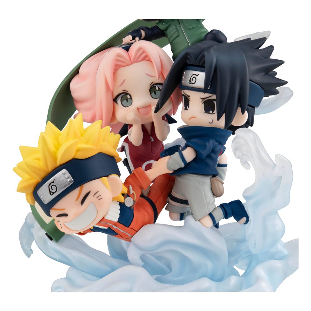 Naruto Shippuden FigUnity PVC Mini Statue Gather here Team 7 Megahouse