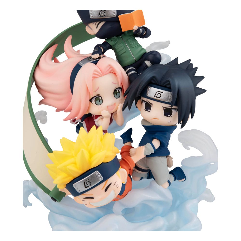 Naruto Shippuden FigUnity PVC Mini Statue Gather here Team 7 Megahouse
