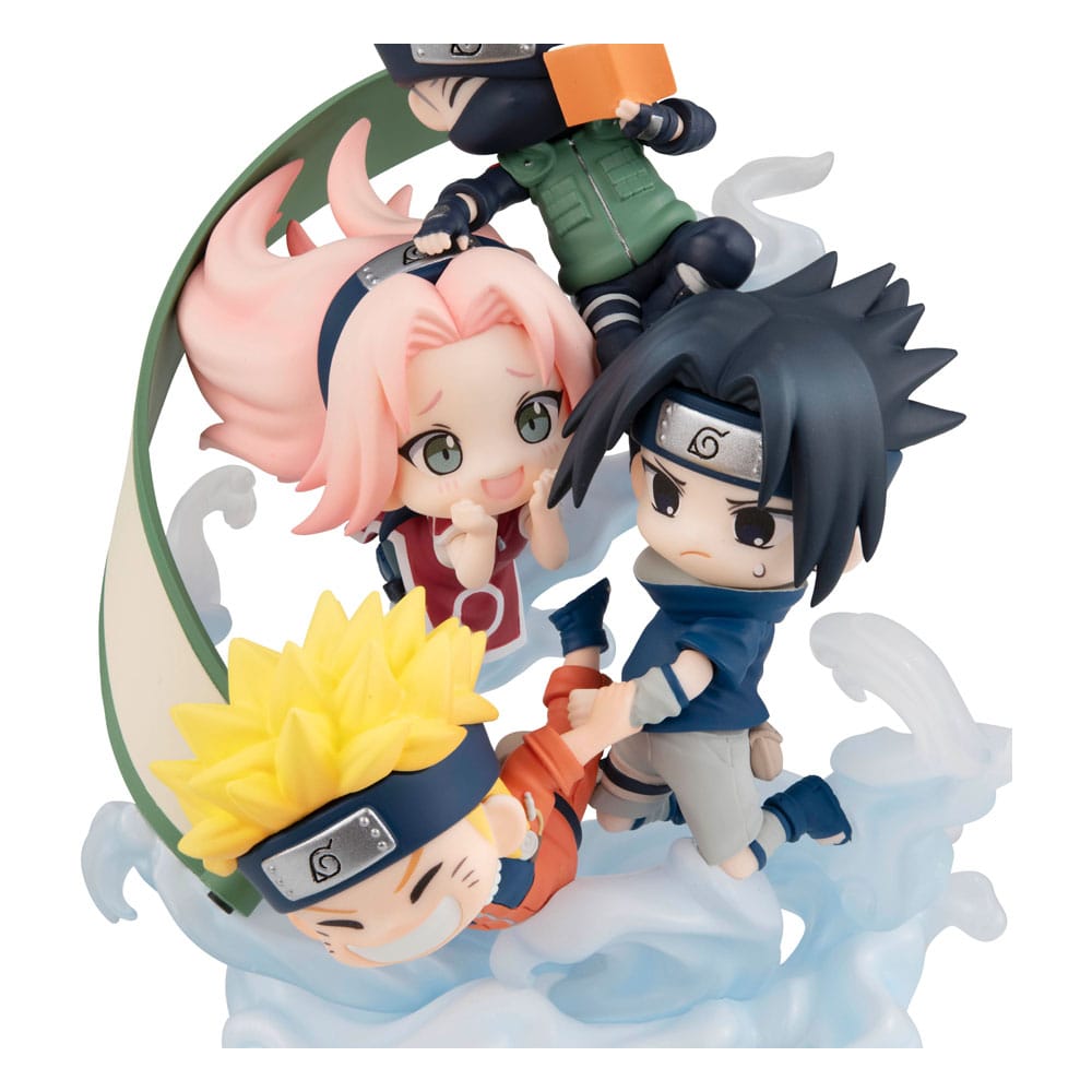 Naruto Shippuden FigUnity PVC Mini Statue Gather here Team 7 Megahouse