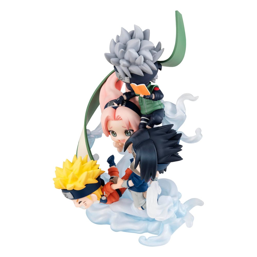 Naruto Shippuden FigUnity PVC Mini Statue Gather here Team 7 Megahouse