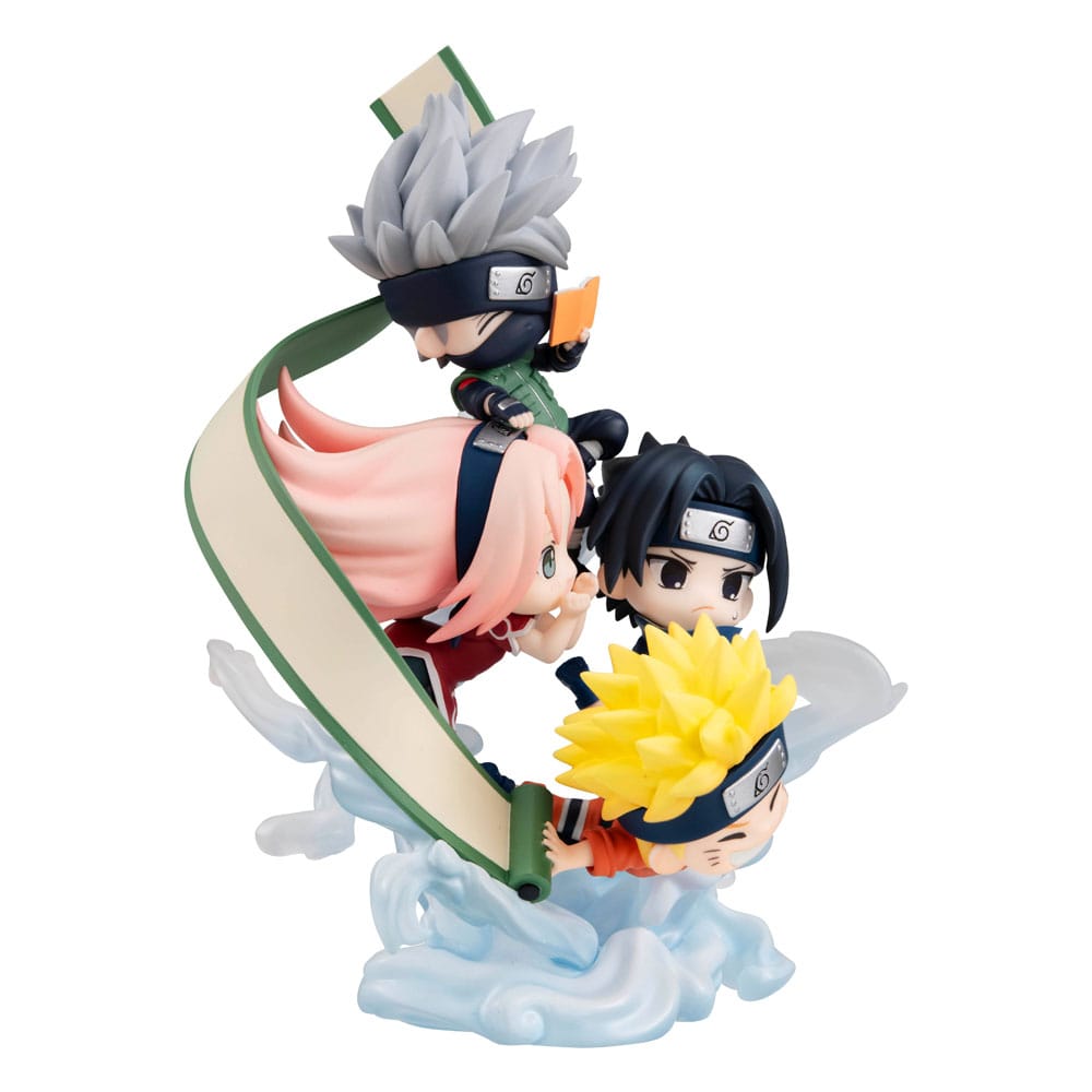 Naruto Shippuden FigUnity PVC Mini Statue Gather here Team 7 Megahouse