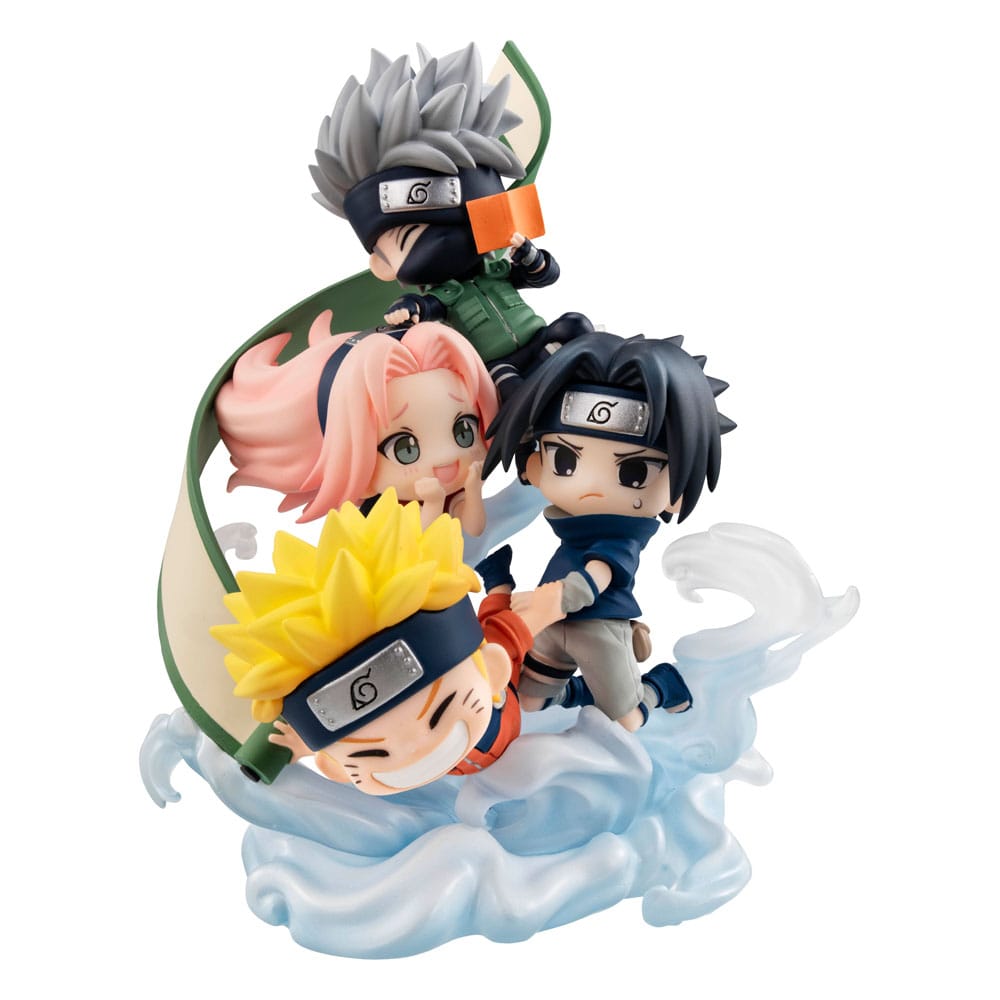Naruto Shippuden FigUnity PVC Mini Statue Gather here Team 7 Megahouse