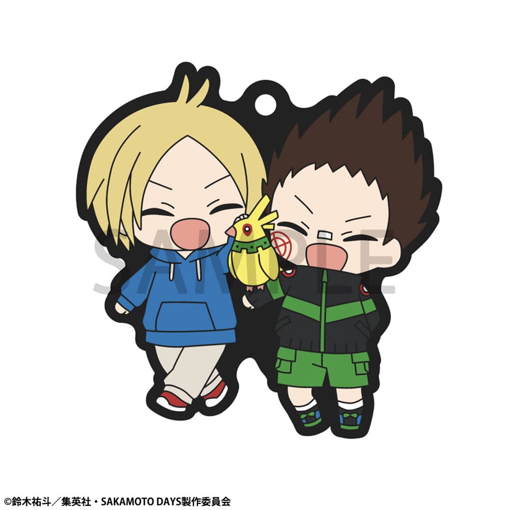 Sakamoto Days Rubber Mascot Buddycolle Rubber Charms Assortment 6 Megahouse