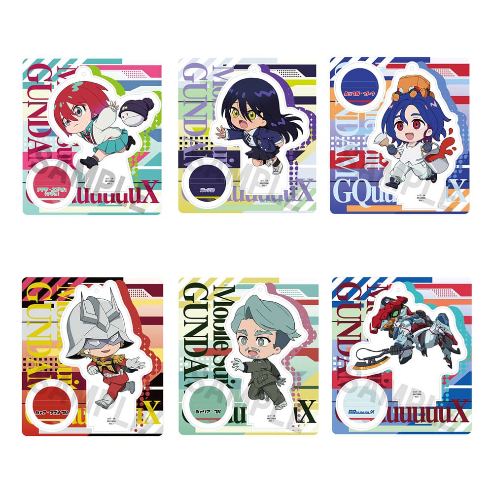 Mobile Suit Gundam GQuuuuuuX TokoToko Acrylic Figure Display 6 Megahouse