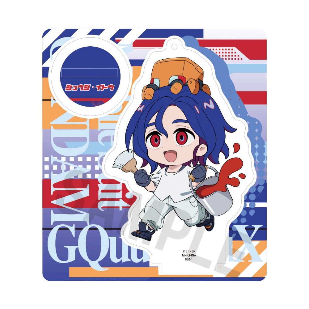 Mobile Suit Gundam GQuuuuuuX TokoToko Acrylic Figure Display 6 Megahouse